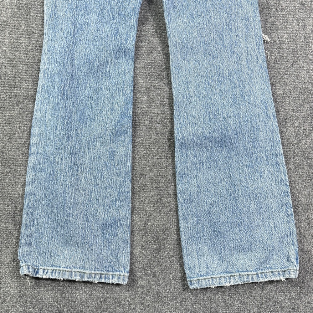 Wrangler High Rise Bold Boot Jeans Womens 10x32 Bootcut Stretch Distressed - Picture 7 of 14